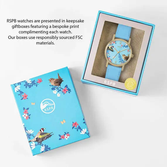 TIKKERS RSPB Light Blue Leather Strap TKRSPB04, image 4