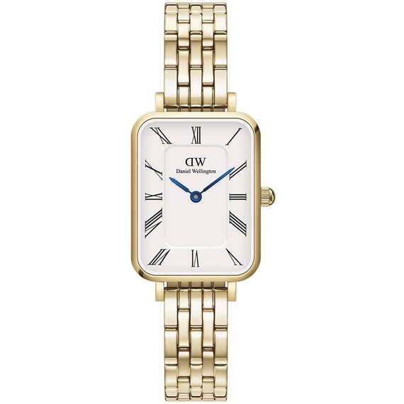 DANIEL WELLINGTON Quadro Roman Numerals 5-Link Gold DW00100688