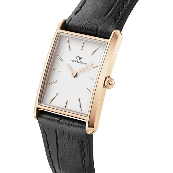 DANIEL WELLINGTON Bound Black Crocodile Rose Gold DW00100693, image 2