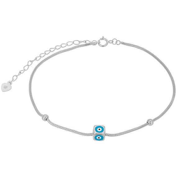 PRINCESILVERO Silver 925 Leg Bracelet 3A-AN112-1Q