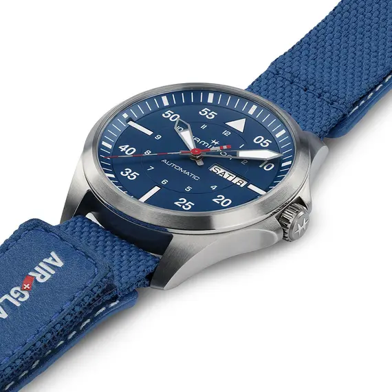 HAMILTON Khaki Aviation Pilot Day Date Automatic Air Glaciers Edition H64655941, image 5