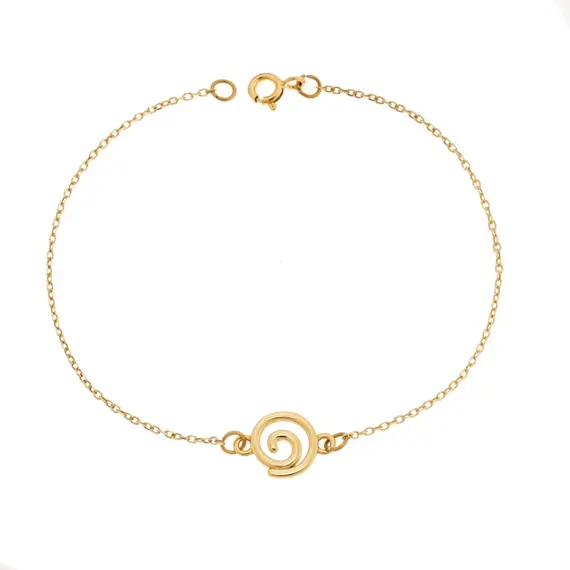 Βραχιόλι Senza Silver 925 Gold Plated, καράβολας