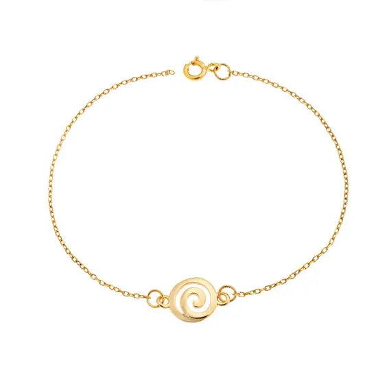 Βραχιόλι Senza Silver 925 Gold Plated, καράβολας
