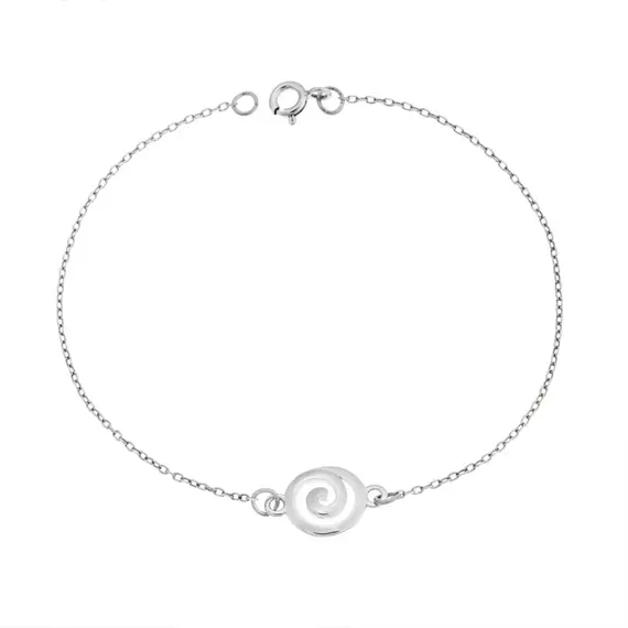 Βραχιόλι Senza Silver 925, καράβολας