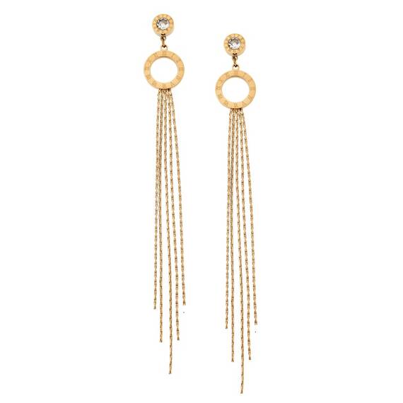 Σκουλαρίκια Γυναικεία SENZA Gold Plated Steel