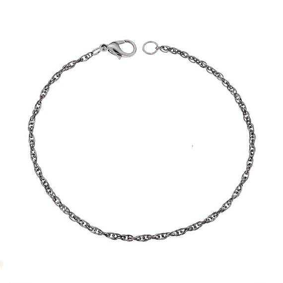 Βραχιόλι Senza Stainless Steel Gun Metal
