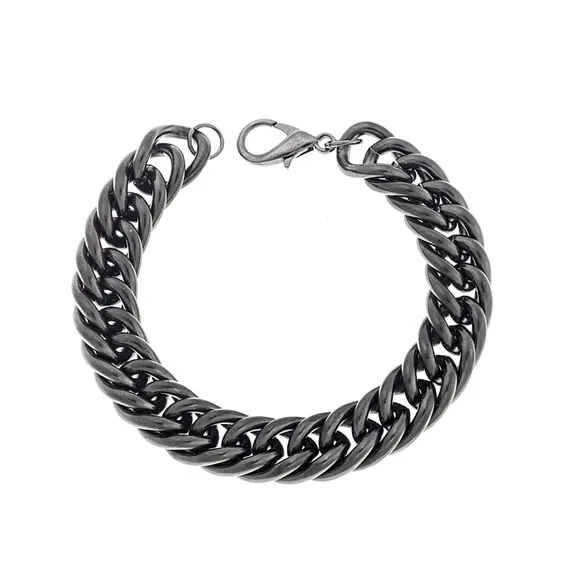 Βραχιόλι Senza Stainless Steel Gun Metal