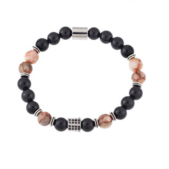 Βραχιόλι Senza Men&#039;s Onyx Stones