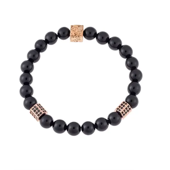 Βραχιόλι Senza Men&#039;s Onyx Stones