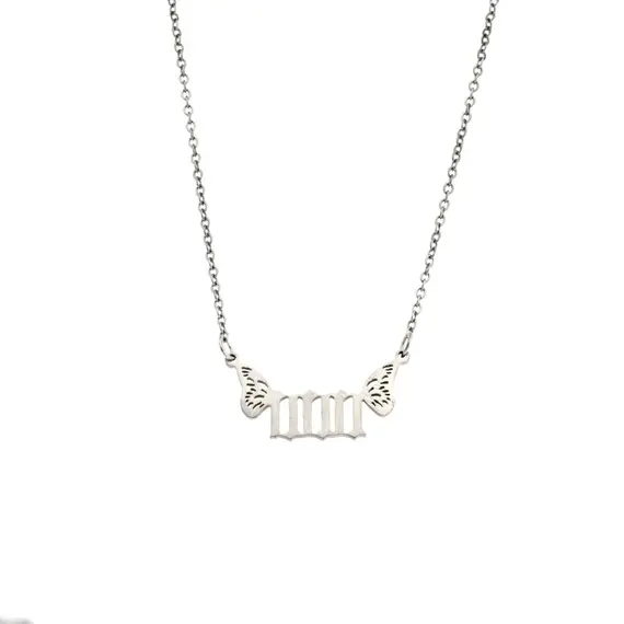 Κολιέ Senza Stainless Steel, Angel Numbers