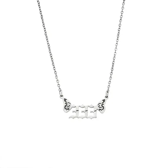 Κολιέ Senza Stainless Steel, Angel Numbers