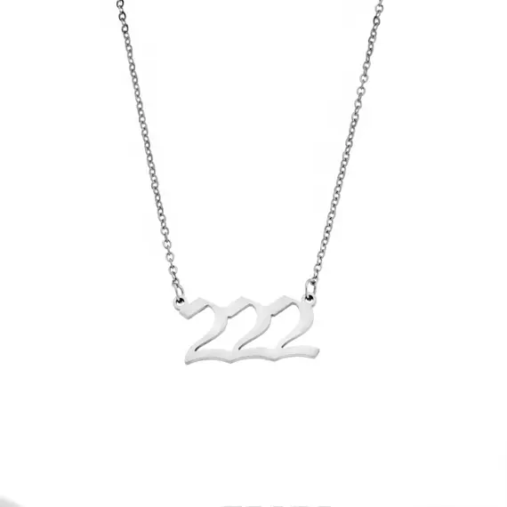 Κολιέ Senza Stainless Steel, Angel Numbers