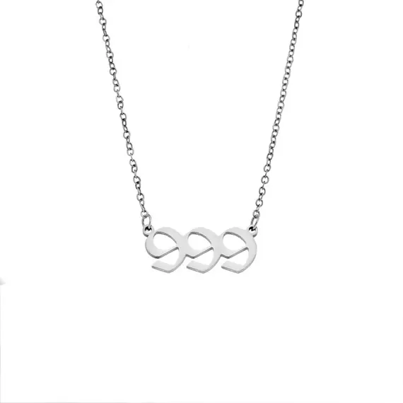 Κολιέ Senza Stainless Steel, Angel Numbers