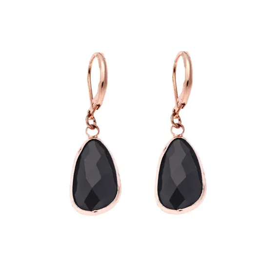 Σκουλαρίκια SENZA Steel Rose Gold Plated