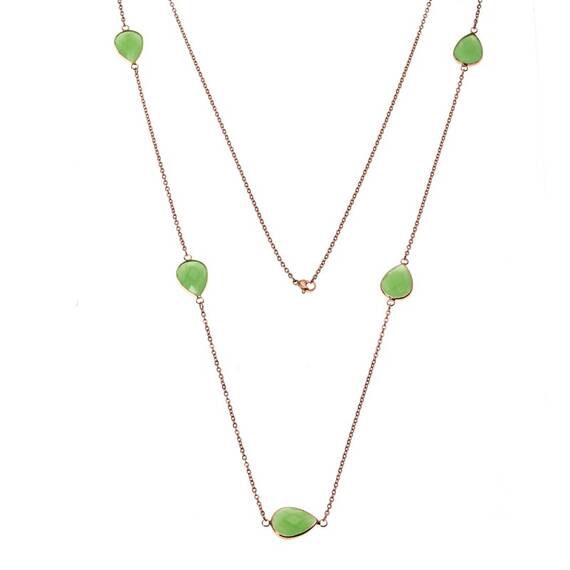 Κολιέ Γυναικείο SΕΝΖΑ Gold Plated Steel
