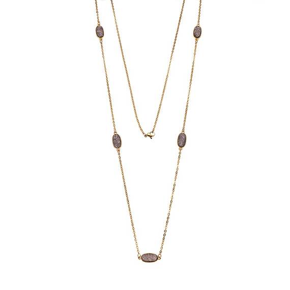 Κολιέ Γυναικείο SΕΝΖΑ Gold Plated Steel