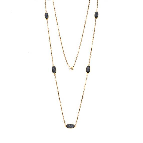 Κολιέ Γυναικείο SΕΝΖΑ Gold Plated Steel