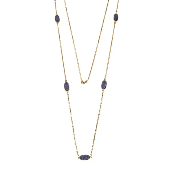 Κολιέ Γυναικείο SΕΝΖΑ Gold Plated Steel