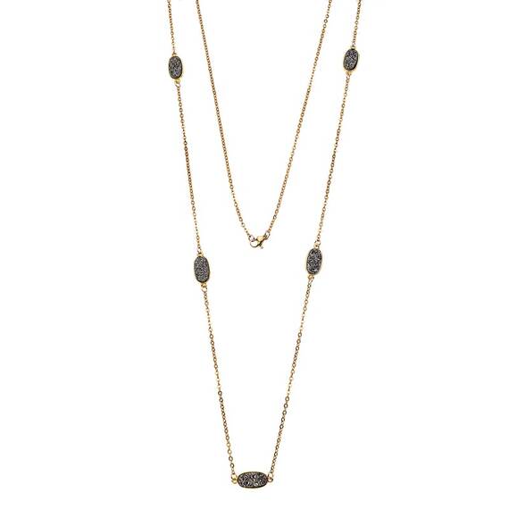 Κολιέ Γυναικείο SΕΝΖΑ Gold Plated Steel