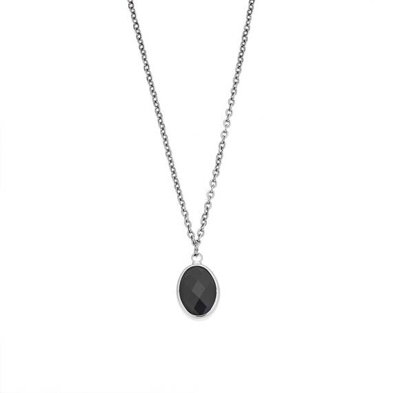 Κολιέ Senza Steel Silver Plated