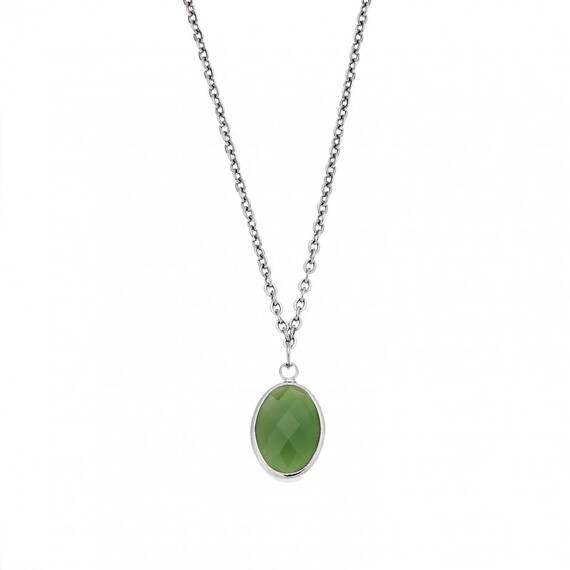 Κολιέ Senza Steel Silver Plated