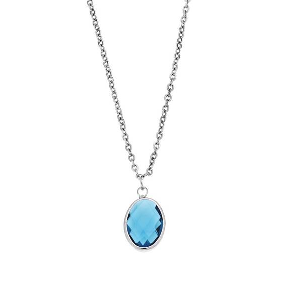 Κολιέ Senza Steel Silver Plated