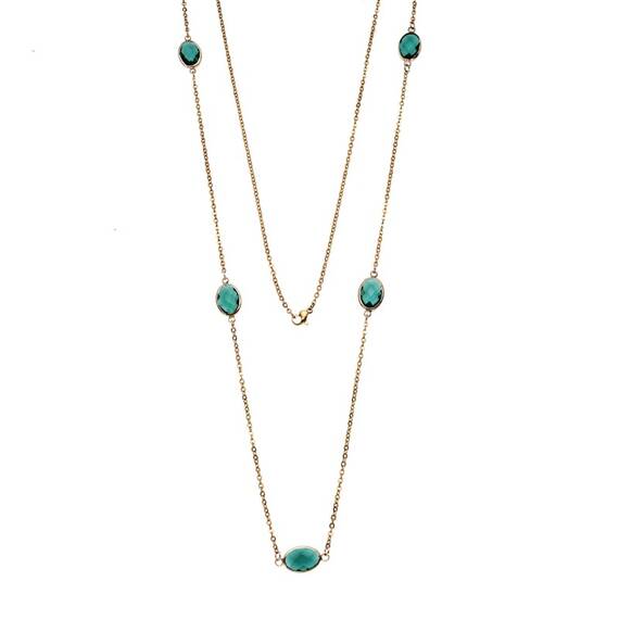 Κολιέ Γυναικείο SΕΝΖΑ Gold Plated Steel