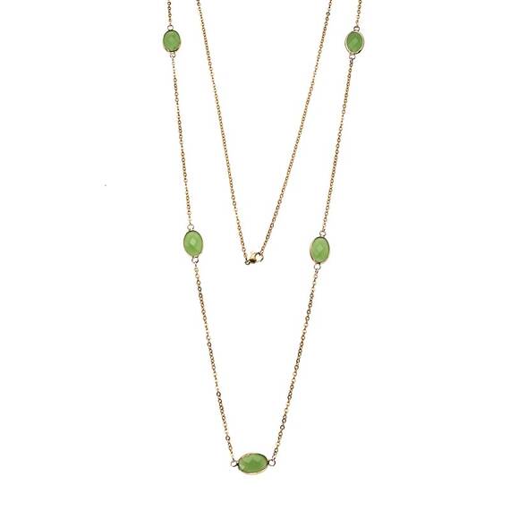 Κολιέ Γυναικείο SΕΝΖΑ Gold Plated Steel