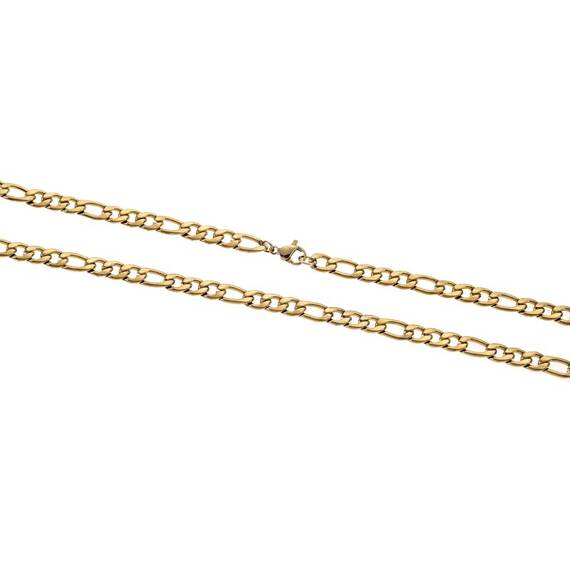 Αλυσίδα Λαιμού SΕΝΖΑ Gold Stainless Steel-40cm