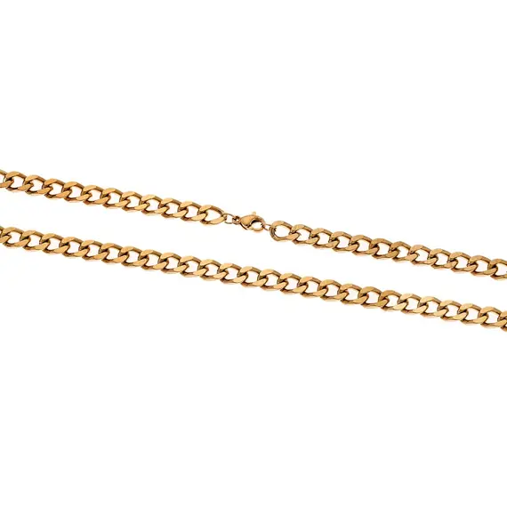 Αλυσίδα Λαιμού SΕΝΖΑ Gold Stainless Steel-55cm