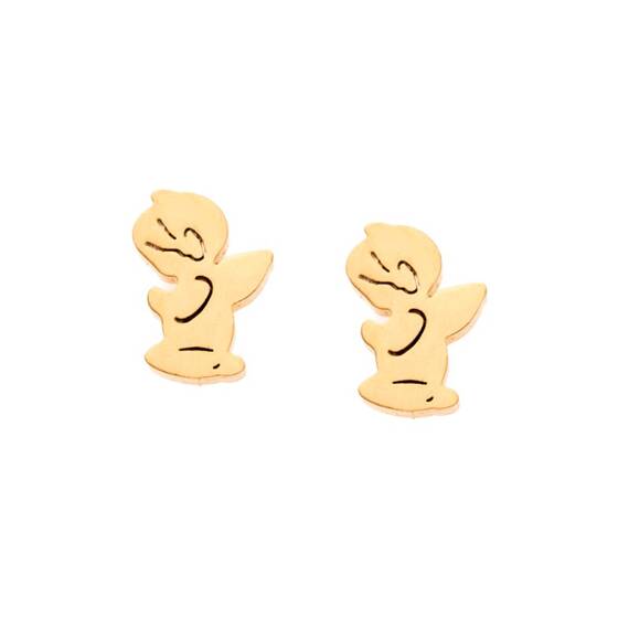 Σκουλαρίκια Γυναικεία SENZA Gold Plated Steel