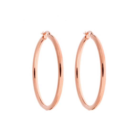 Σκουλαρίκια Senza Steel Rose Gold