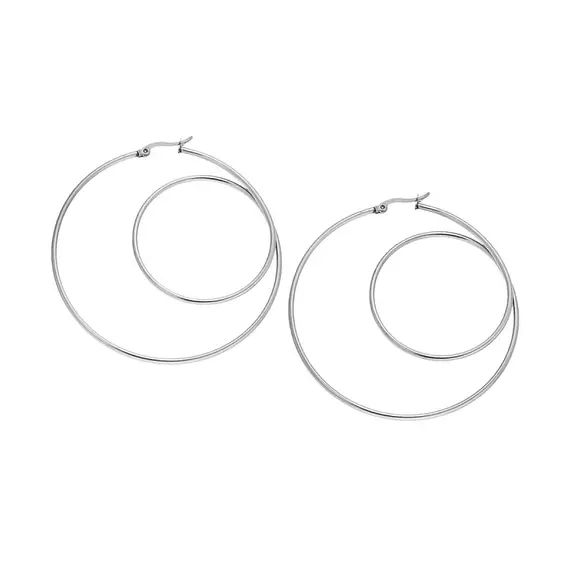 Σκουλαρίκια Senza Steel 6 cm