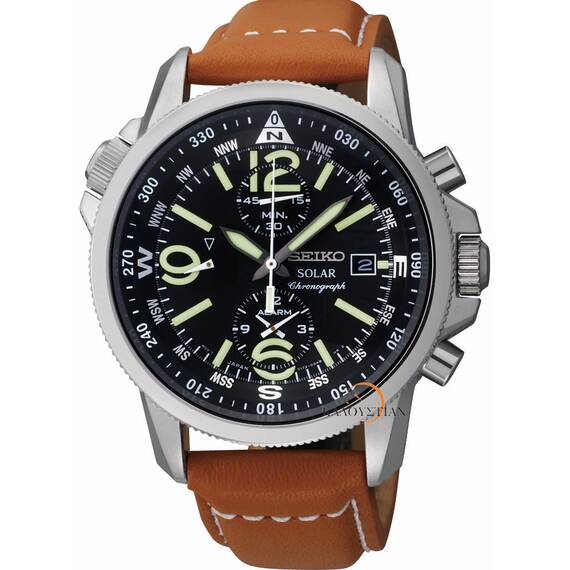 SEIKO Solar Alarm Chronograph SSC081P1