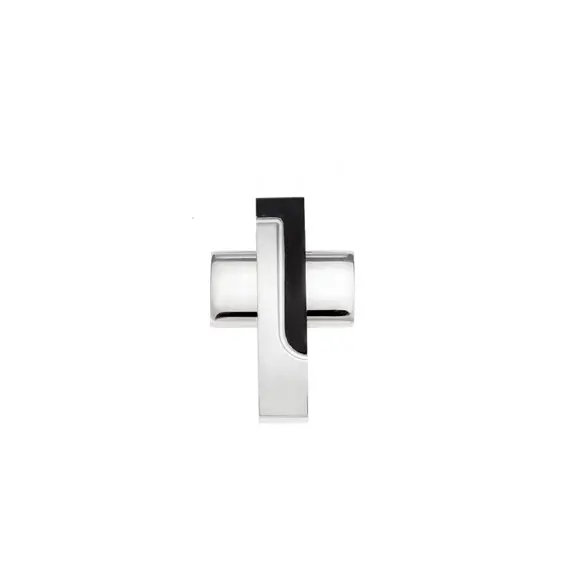 Κολιέ Senza Men&#039;s Steel, Δίχρωμος Σταυρός από Ατσάλι