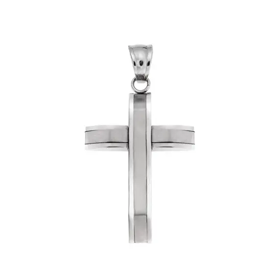 Μοτίφ Senza Men&#039;s Steel, Σταυρός από ατσάλι