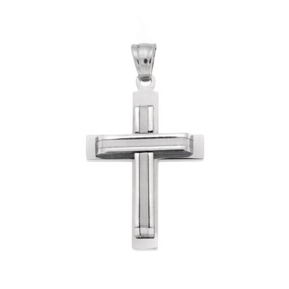 Μοτίφ Senza Men&#039;s Steel, Σταυρός από ατσάλι