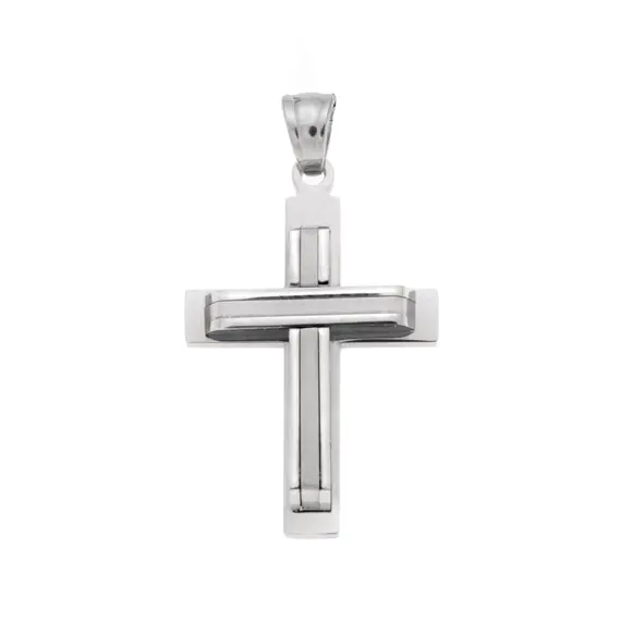 Μοτίφ Senza Men&#039;s Steel, Σταυρός από ατσάλι
