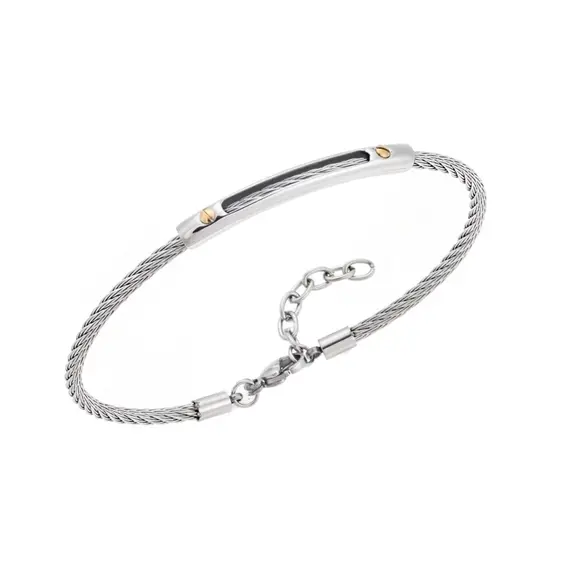 Βραχιόλι Senza Men&#039;s Steel - Silver