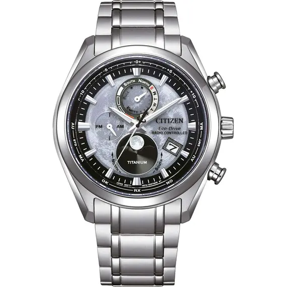 CITIZEN Tsuki-Yomi Eco-Drive Moonphase Titanium BY1010-81H