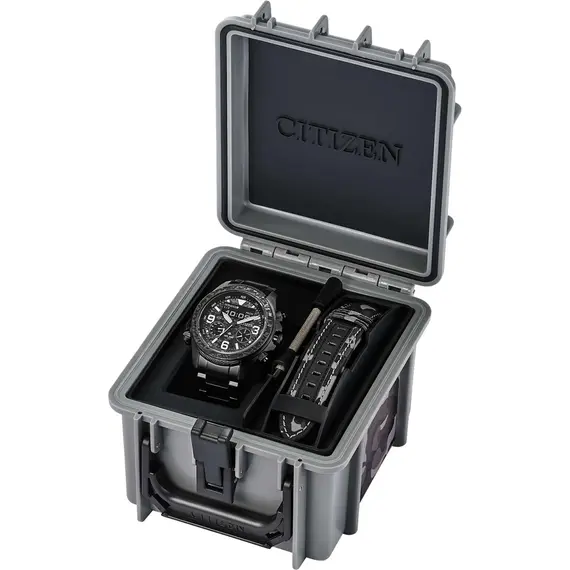 CITIZEN Promaster Land Eco-Drive Chronograph Gift Set JV1008-63E, image 8