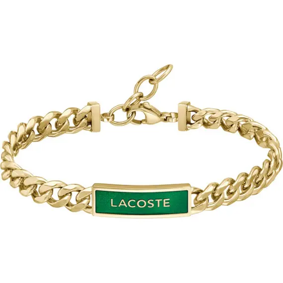 LACOSTE Fence Βραχιόλι Χρυσό Από Ανοξείδωτο Ατσάλι 19cm 2040323