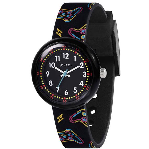 TIKKERS Kids Black Strap ATK1103