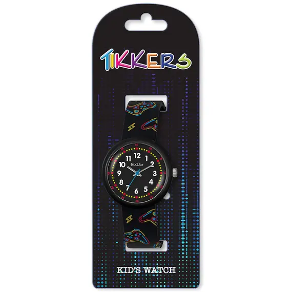 TIKKERS Kids Black Strap ATK1103, image 5