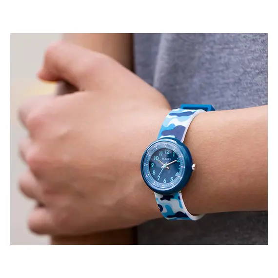 TIKKERS Kids Blue Camo Strap ATK1104, image 2