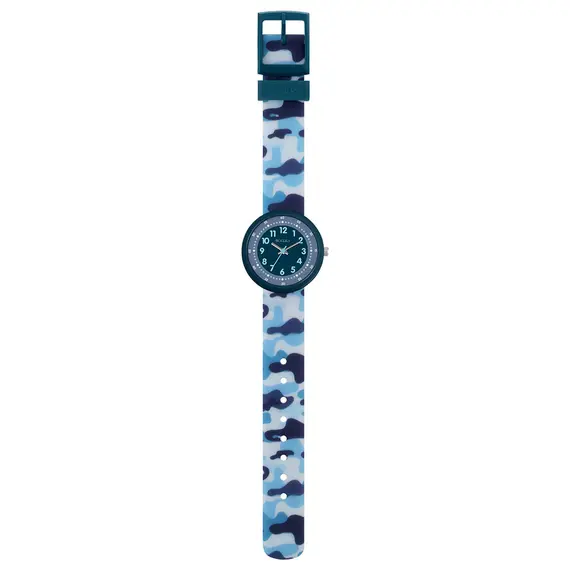 TIKKERS Kids Blue Camo Strap ATK1104, image 3