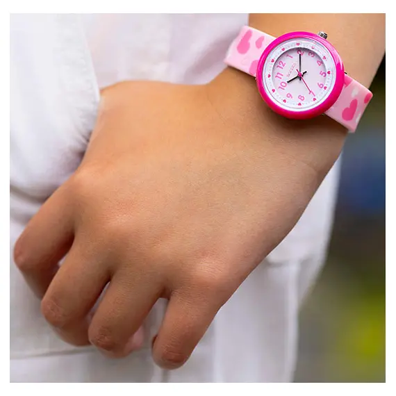 TIKKERS Kids Pink Heart Strap ATK1105, image 2