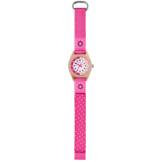 TIKKERS Girls Pink Canvas Strap Flower Set ΑΤΚ1107, image 4