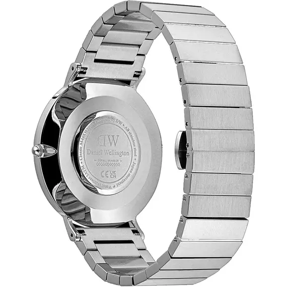 DANIEL WELLINGTON Classic Piano Link Onyx Silver DW00100774, image 3