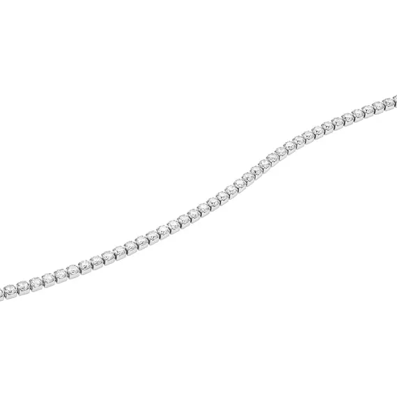 DANIEL WELLINGTON Classic Tennis Silver Crystals 40cm-44cm DW00400389, image 2